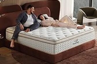 HealNap 12-Inch Queen Hybrid Mattress with Zoned Support for $205.13