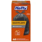 Hefty Easy Flaps 30-Gallon Trash Bags 40-Count for $7.14