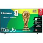 Hisense 85U65QF 85″ Class U6 Series Mini-LED 4K UHD Smart Fire TV for $899.96