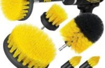 Holikme Drill Brush Attachment Set (5-Pack) $7.99