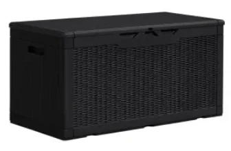 Homall 100-Gallon Outdoor Storage Resin Deck Box for $65