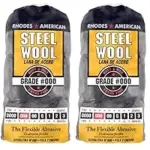 Homax Extra Fine Grade #000 Steel Wool – 12 Pads for $6.29