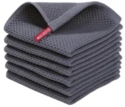 6-Pack Homaxy 100% Cotton Waffle Weave Kitchen Dish Cloths for $8.98