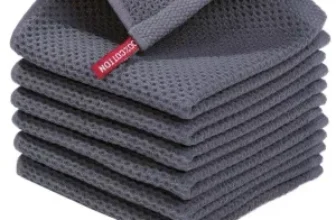 6-Pack Homaxy 100% Cotton Waffle Weave Kitchen Dish Cloths for $8.98