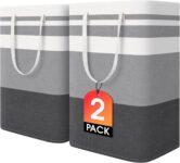 Amazon US – 40% OFF – HomeHacks 2-Pack 75L Large Waterproof Laundry Baskets with Reinforced Handles – $11.99