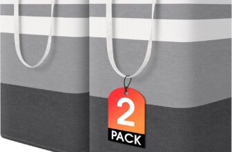 Amazon US – 40% OFF – HomeHacks 2-Pack 75L Large Waterproof Laundry Baskets with Reinforced Handles – $11.99