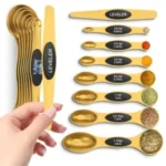 Howgoody Magnetic Measuring Spoons Set with N45 Magnets for $8.99