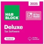 H&R Block Tax Software Deluxe 2025 for PC/Mac – Now Only $14.99