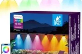 Implimage 50′ Permanent Outdoor Fence Lights for $53.99