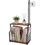 IntreLife Bathroom Toilet Paper Holder with Storage Shelf for $9.99