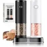 Ioion Electric Salt and Pepper Grinder Set for $12.64
