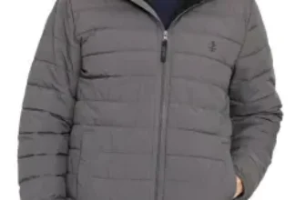 IZOD Men’s Sherpa Puffer Jacket Now $14 with Free Shipping $15