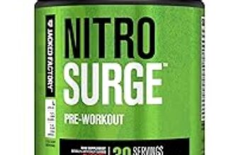 Jacked Factory Nitrosurge Pre Workout Supplement – 30 Servings for $12.99
