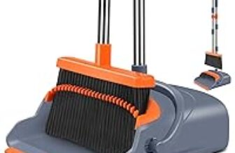 Kelamayi Extendable Broom and Dustpan Set for $18.83