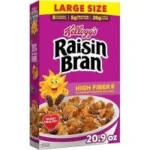 Kellogg’s Raisin Bran High Fiber Cereal 20.9oz $6.58