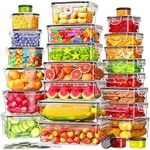 Kemethy 50-Piece Airtight Food Storage Container Set – Now $26.99