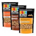 KIND Healthy Grains Granola Variety Pack – 3 Bags (Peanut Butter) for $8.18