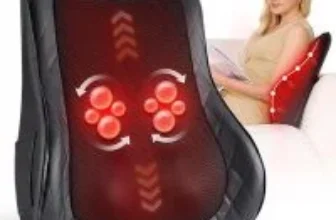 Kingjoy 3D Kneading Deep Tissue Heated Back Massager for $32.99