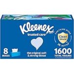 Kleenex Trusted Care Facial Tissues 1600 Count for $15.72