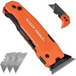Klein Tools 44306 FLICKBLADE 2-in-1 Folding Utility Knife and Scraper for $15.98