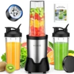 KOIOS Smoothie Blender with Three 22oz Cups for $27