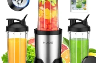 KOIOS Smoothie Blender with Three 22oz Cups for $27