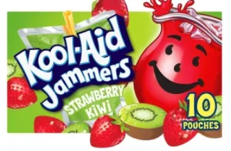 10-Pack Kool-Aid Jammers Zero Sugar Drink Pouches for $2