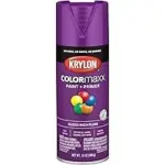 Krylon COLORmaxx Spray Paint and Primer 12oz for $3.28