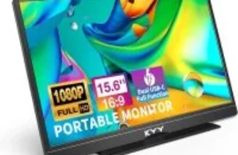 KYY K3-2 15.6″ 1080p Portable Monitor with Smart Cover for $59.99