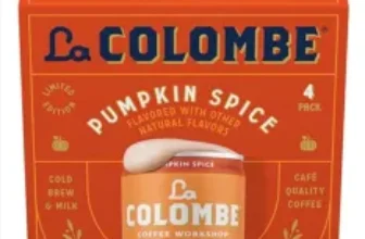 4-Pack La Colombe Draft Coffee Latte (Pumpkin Spice) for $4.75