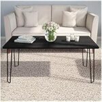 Lavish Home Small Space Coffee Table with Hairpin Legs for $39.99