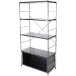 LeisureMod Brentwood 4-Shelf Etagere Bookcase for $89.99