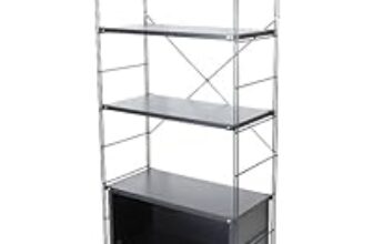 LeisureMod Brentwood 4-Shelf Etagere Bookcase for $89.99