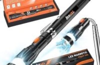 Lenski 6″ to 22″ Telescoping Flexible LED Magnetic Pickup Tool for $8.99
