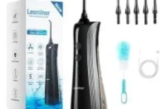 Leominor Leo A6 Portable Water Flosser with 6 Heads for $6.99