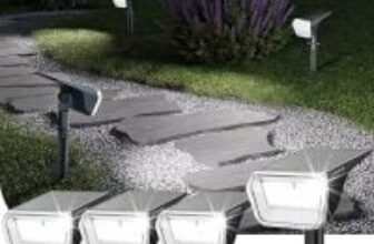 Linkind 60-LED Solar Outdoor Spot Lights (Cool White, 4-Pack) for $16.99