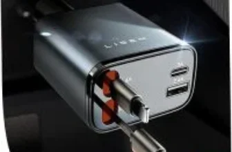 Lisen 4-in-1 69W Retractable Apple Lightning & USB-C Cable Car Charger for $11.99