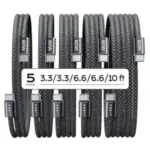 5-Pack LISEN 60W USB-C Charging Cables for $7.88