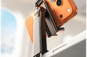 LISEN Airplane Phone Holder with LED Light for $7.99