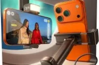 Lisen Airplane Phone Holder Mount with LED Light for $7.99