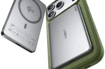 LISEN Qi2 15W Ultra Slim 5000mAh MagSafe Battery Pack for $17