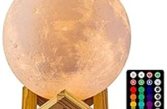LOGROTATE 4.8-Inch 16-Color LED Moon Night Light for Kids – $6.79 ($19.99 Original)