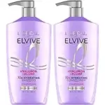 L’Oreal Paris Elvive Hyaluron Plump Shampoo and Conditioner Set for $15.29