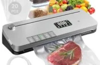 LSA Apparel 75KPA Food Vacuum Sealer Machine with 20 Bags for $19.99