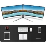 Lucksky 31.5″ x 11.8″ PU Leather Desk Mat for $4.99