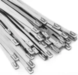 100-Piece 304 Stainless Steel Self-Locking Zip Ties for $5.99
