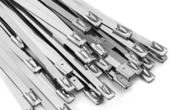 100-Piece 304 Stainless Steel Self-Locking Zip Ties for $5.99