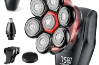 MALEGEBAZ 7D Waterproof Magnetic Razor with LED Display for $16