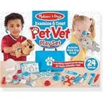 Melissa & Doug 24-Piece Examine and Treat Pet Vet Play Set for $11.69