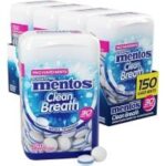 Mentos Clean Breath Sugarfree Hard Mint 150-Count $17.96